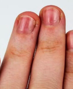 Reddish Nails